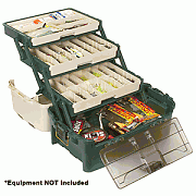 Plano Hybrid Hip 3-TRAY Tackle Box - Forest Green