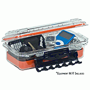 Plano Waterproof Polycarbonate Storage Box - 3500 Size - Orange/Clear