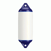 Polyform F-2 Twin Eye Fender 8.2" X 25" - White