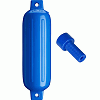 Polyform G-3 Twin Eye Fender 5.5" X 19" - Blue with Adapter