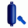 Polyform G-6 Twin Eye Fender 11" X 30" - Cobalt Blue with Adapter