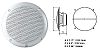 Polyplanar MA-4056 Speaker White 6 Round Flush Mount