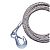 Powerwinch 50´ X 7/32"´ Cable Galvanized with Hook for Use with 912, 915, VS190