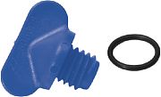 Quicksilver 22-8M0119211 W Drain Plug Blue Plastic @5ZZ