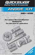 Quicksilver 97-8M0116589 W Anode Kit L6 Verado 350HP Qs