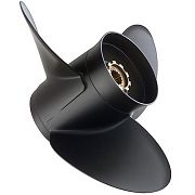 Quicksilver QA1946R Black Diamond 17-3/4" X 21" 3 Blade RH Propeller