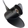 Quicksilver QA2128R Black Diamond 9" X 9" 3 Blade RH Propeller