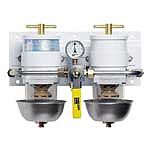 Racor 75500MAX30 Max-Dual Fuel Filter/Water Separator
