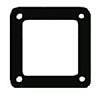 Raritan CH92 Square Rubber Gasket for Raritan Toilet