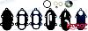 Recmar REC89031A4 Fuel Diaphram Kit