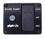 Rule 43 Deluxe Plastic Rocker Panel Switch - 12 Volt DC