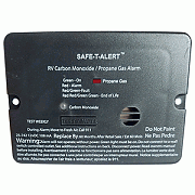 SAFE-T-ALERT Combo Carbon Monoxide Propane Alarm - Flush Mount - Mini - Black