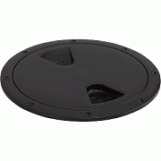 SEA-DOG SCREW-OUT Deck Plate - Black - 4"