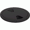 SEA-DOG SCREW-OUT Deck Plate - Black - 6"