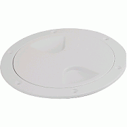 SEA-DOG SCREW-OUT Deck Plate - White - 4"