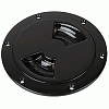 SEA-DOG Smooth Quarter Turn Deck Plate - Black - 8"