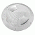 SEA-DOG Textured Quarter Turn Deck Plate - White - 6"