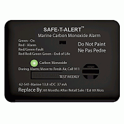 Safe-T-Alert 62 Series Carbon Monoxide Alarm - 12 Volt - 62-541-MARINE - Surface Mount - Black