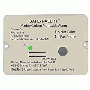 Safe-T-Alert 62 Series Carbon Monoxide Alarm - 12 Volt - 62-542-MARINE - Flush Mount - White