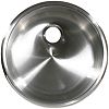 Scandvik 10242 Sink Round 115/8"X5" Brushed