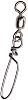 Scotty 1150 Costlock Snap with Swl SS 2/PK