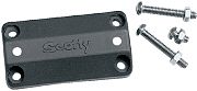 Scotty 242WH Rail Mt Wht 7/8IN&1IN Rnd Rail