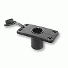 Scotty Flush Deck Mount Black Sealed w/ Rain Cap