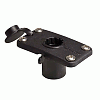 Scotty Flush Deck Mount Locking Black w/ Rain Cap