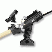 Scotty Powerlock Rod Holder Black w/ 444 Threaded Deck Mt