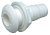 Seachoice  50-18111 Thru Hull Connector Wht Plas 1 1/2