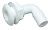 Seachoice  50-18141 Thru Hull Connector Wht Plas 1 Nut