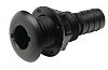 Seachoice  50-18151 Thru Hull Connector Black Plas 3/4