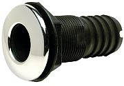 Seachoice  50-18441 Thru Hull with SS Cover 3/4" Strt