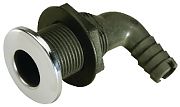 Seachoice  50-18541 Thru Hull with SS Cover 3/4" 90DG