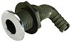 Seachoice  50-18551 Thru Hull with SS Cover 1" 90 Deg