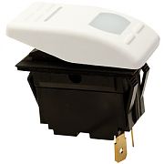 Seachoice 10971 Illuminated White Rocker Switch - SPST - On/Off
