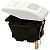 Seachoice 11011 Illuminated White Rocker Switch - DPST - Mom/Off/On