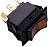 Seachoice 12441 Rocker Switch - On (Red)/Off/On