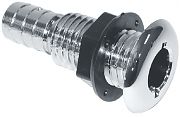 Seachoice 17961 Thru Hull Connector Chrome 1 1/8