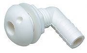 Seachoice 18061 Thru Hull Connector Wht Plas 3/4 X