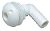 Seachoice 18061 Thru Hull Connector Wht Plas 3/4 X