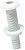 Seachoice 18161 4 Long Thru Hull 3/4 Wht Pla
