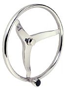 Seachoice 28481 Steering Wheel with Knob SS 13.5