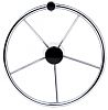 Seachoice 28541 Destroyer Steering Wheel W/ Black Center Cap