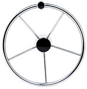 Seachoice 28541 Destroyer Steering Wheel W/ Black Center Cap