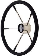 Seachoice 28581 Destroyer Steering Wheel W/ Permanent Foam Grip