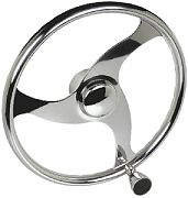 Seachoice 28611 13.5 SS Steering Wheel with Knob
