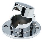 Seachoice 33021 Hinged Rope Deck Pipe Chr/Bras