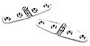 Seachoice 33831 Strap Hinge - 6" x 1-1/8"
