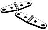 Seachoice 33851 Strap Hinge With Base